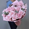 Розовый жемчуг Букет французских роз с доставкой в Кисловодске