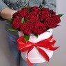 Коробочка счастья Красные розы 15шт с доставкой в Кисловодске