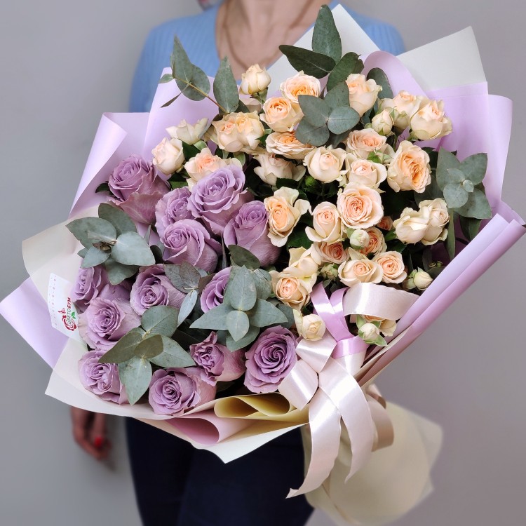 Восторг Букет роз премиум с доставкой в Кисловодске