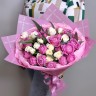 Букет кустовых роз Розовый шарм с доставкой в Кисловодске