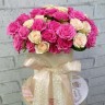 Люблю Коробочка кустовых роз с доставкой в Кисловодске