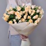 Солнечный день Кремовые кустовые розы с доставкой в Кисловодске