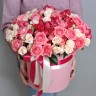 Розы в коробке Сладкая любовь с доставкой в Кисловодске