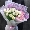 Изысканная красота Букет тюльпанов и роз с доставкой в Кисловодске